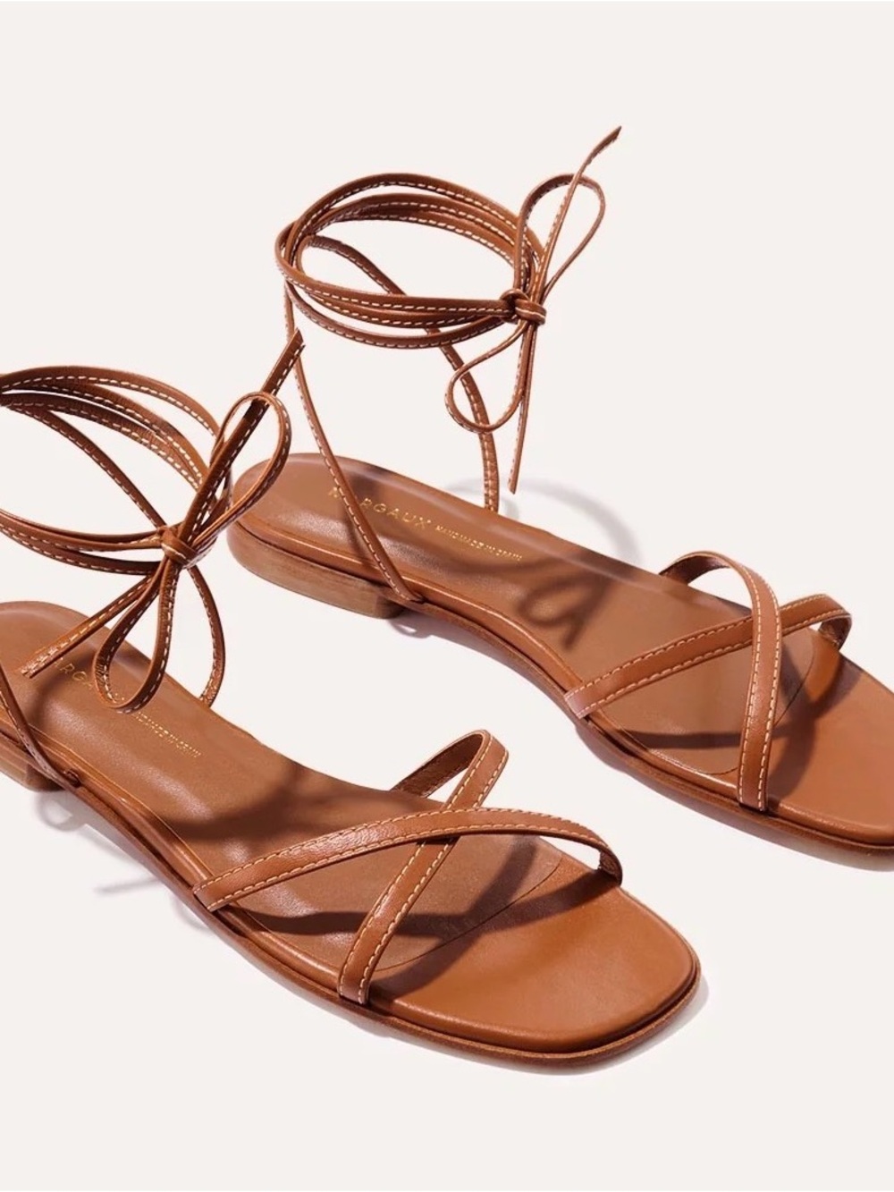 Margaux the wrap sandal - saddle Napa sz 39.5 (9)